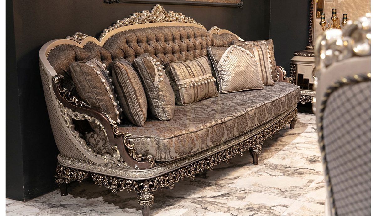 Royal Bolonya Hand Carved Teak Sofa Set, Saharanpur, view 8