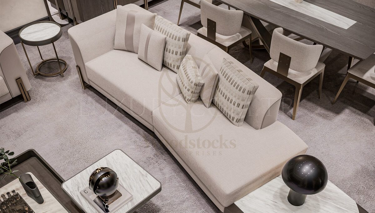 Luxury Nira Handcrafted Teak Sofa Set, Saharanpur, view 5