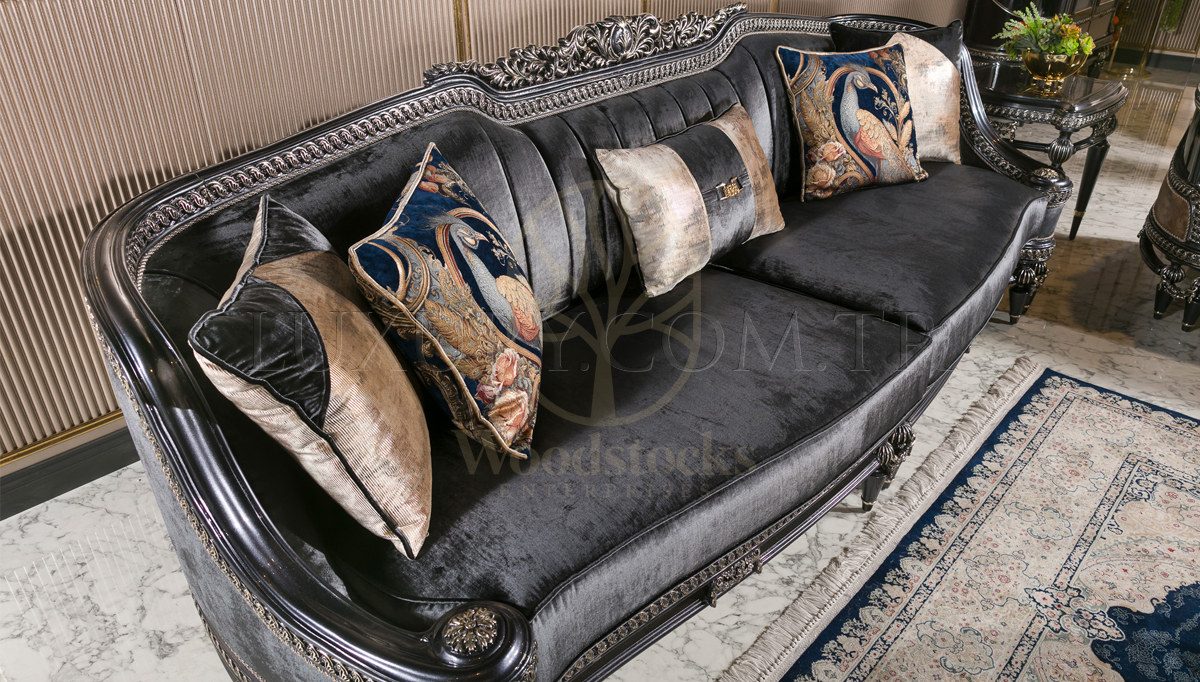 Royal Basel Hand Carved Teak Sofa Set, Saharanpur, view 5