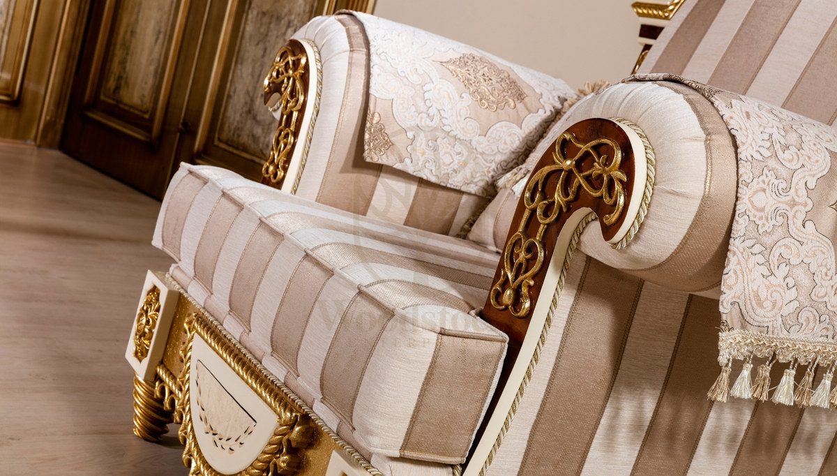 Royal Abide Hand Carved Teak Sofa Set, Saharanpur, view 6