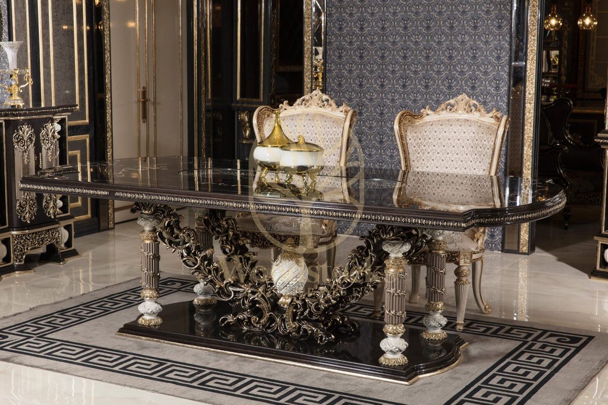 Teak Monaco Charcoal and Silver Dining Set, view 3
