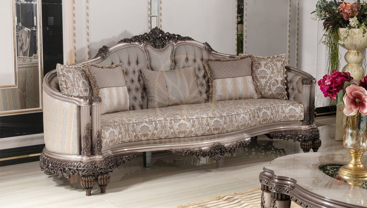 Royal Medora Hand Carved Teak Sofa Set, Saharanpur, view 2