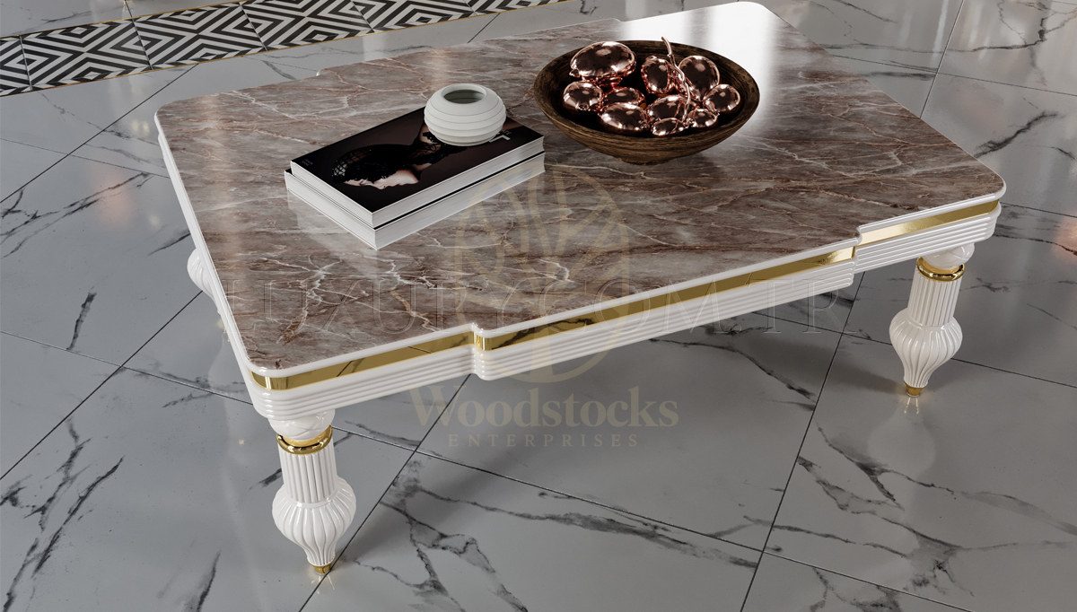 Luxury Perla Handcrafted Teak Office Table, Saharanpur, view 3
