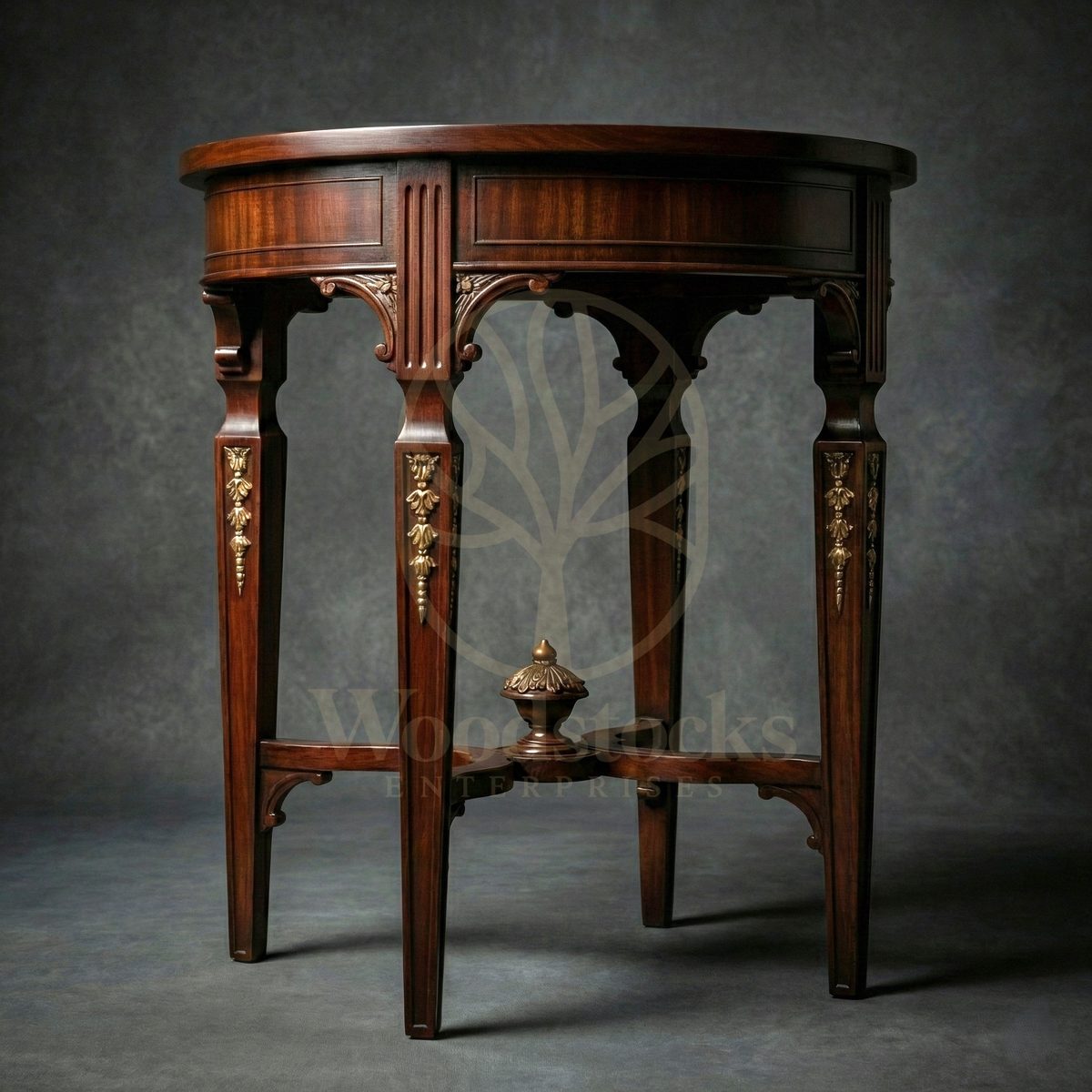 Royal Teak Versailles Neoclassical Side Tables, Saharanpur, view 5
