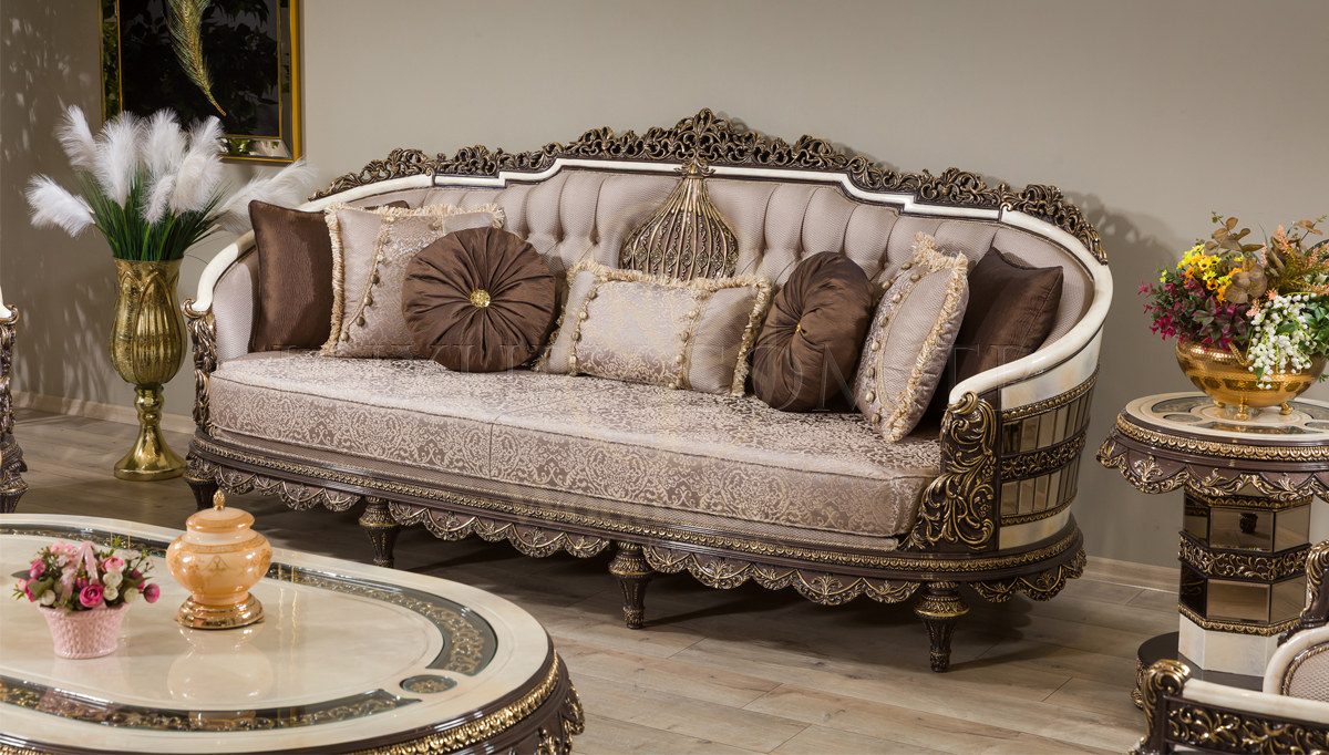 Royal Nirvana Hand Carved Teak Sofa Set, Saharanpur, view 4