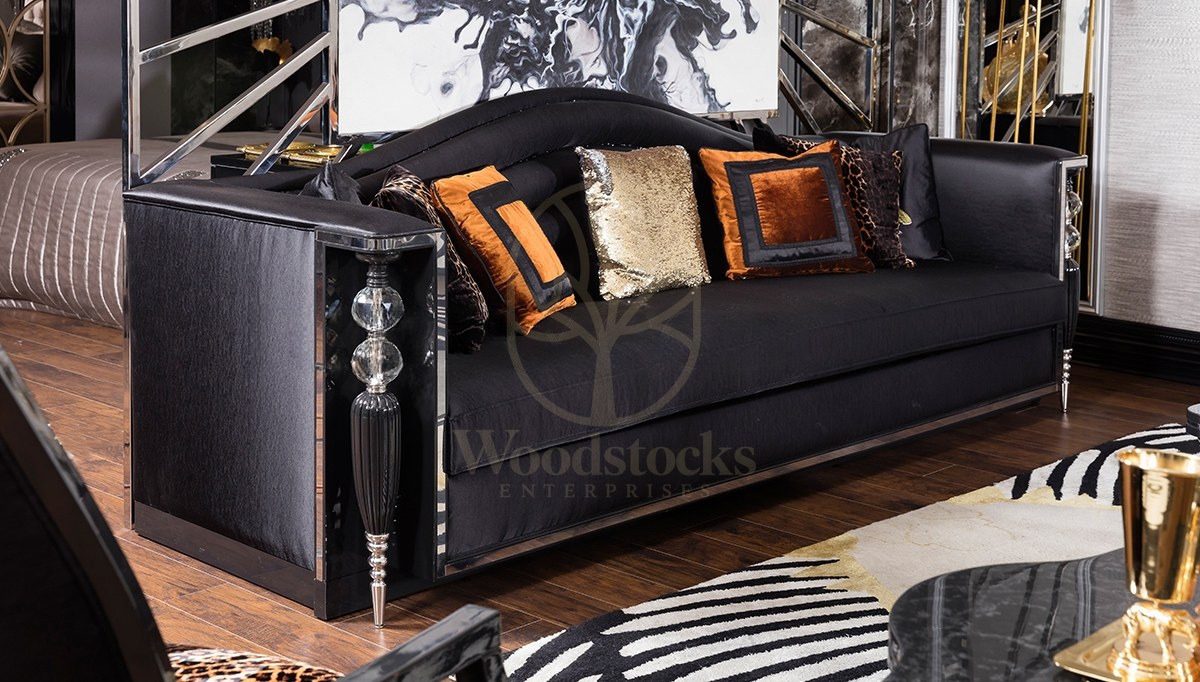 Luxury Kleopatra Handcrafted Teak Sofa Set, Saharanpur, view 3