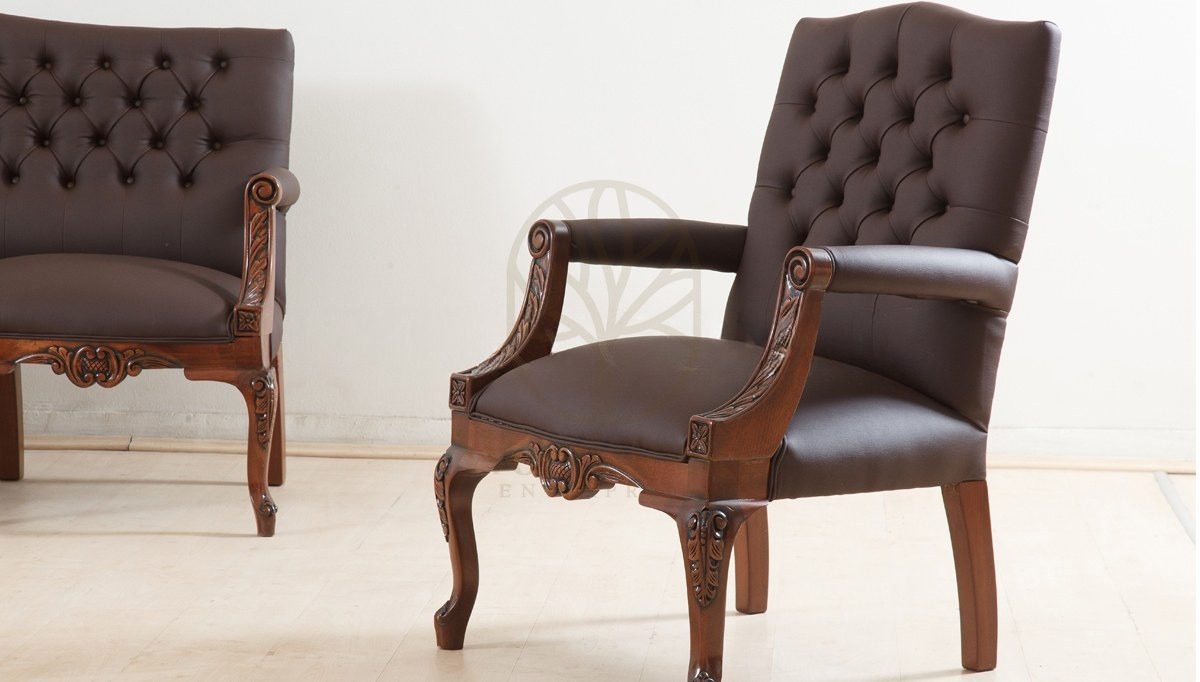 Royal Venosa Hand Carved Teak Office Sofa Set, Saharanpur, view 3
