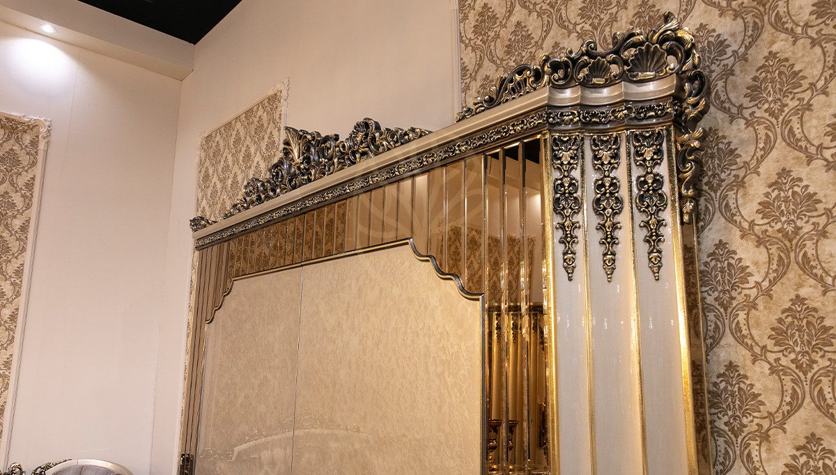 Royal Aregon Hand Carved Teak TV Cabinet, Saharanpur, view 2