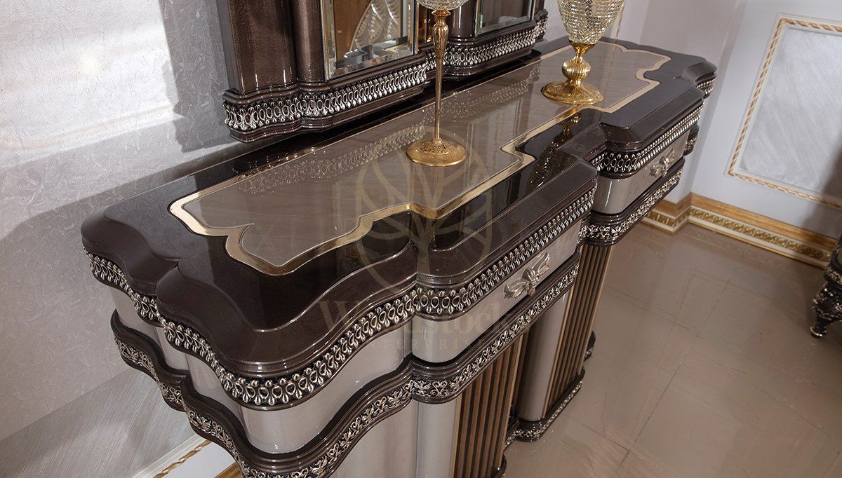 Royal Vanesa Hand Carved Teak TV Cabinet II, Saharanpur, view 6