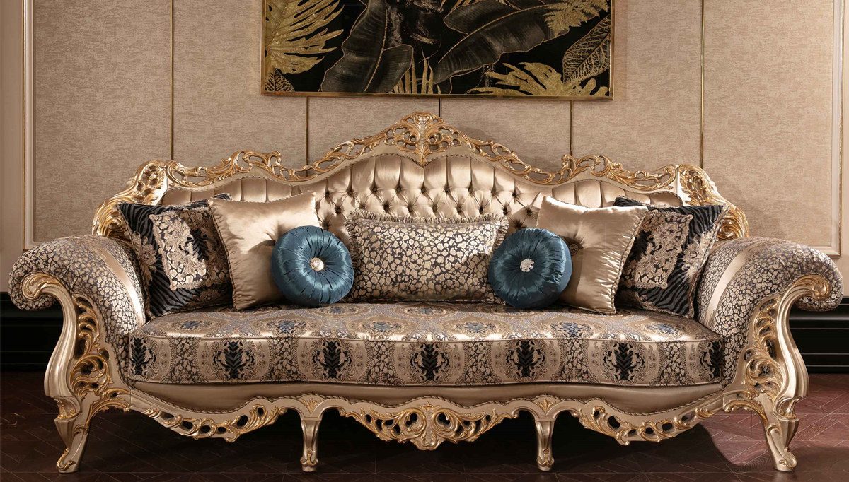 Royal Balamir Marquetry Hand Carved Teak Sofa Set, Saharanpur, view 5