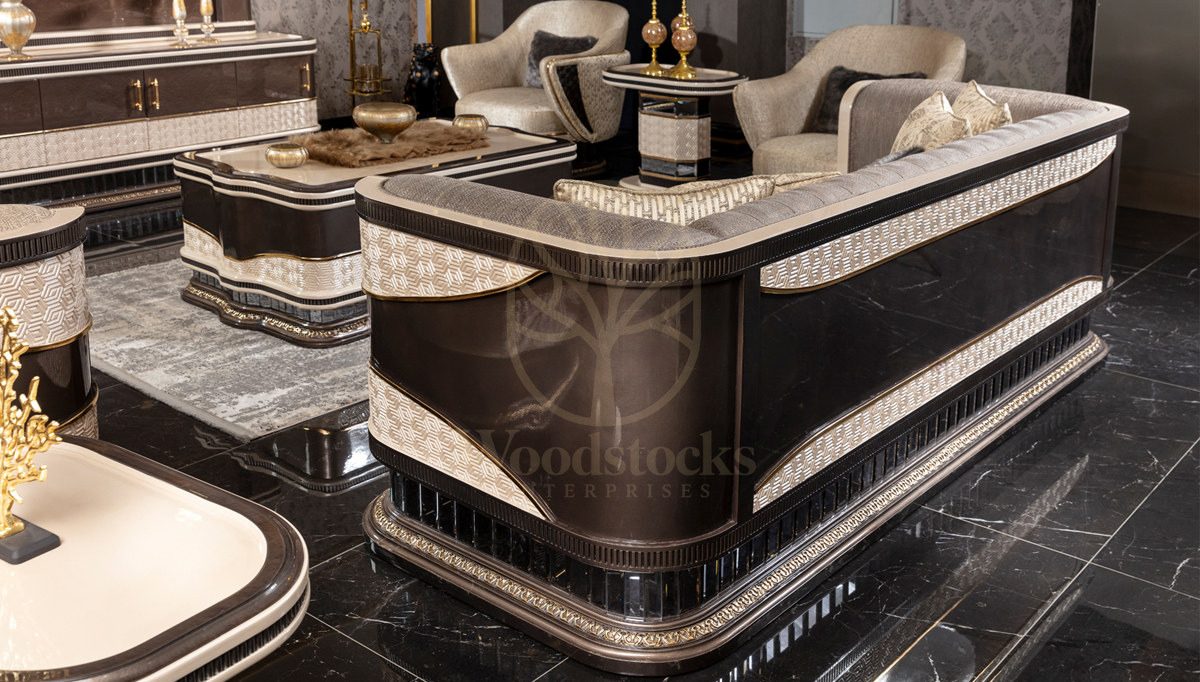 Luxury Elisyum Handcrafted Teak Sofa Set, Saharanpur, view 3