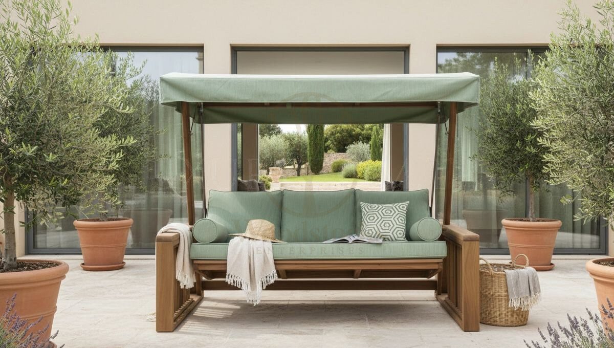 Luxury Urla Handcrafted Teak Swing Jhula, Saharanpur, view 2