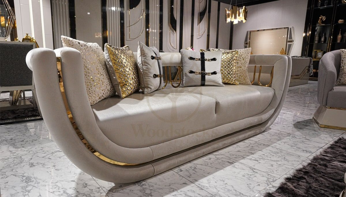 Luxury Triton Handcrafted Teak Sofa Set, Saharanpur, view 6