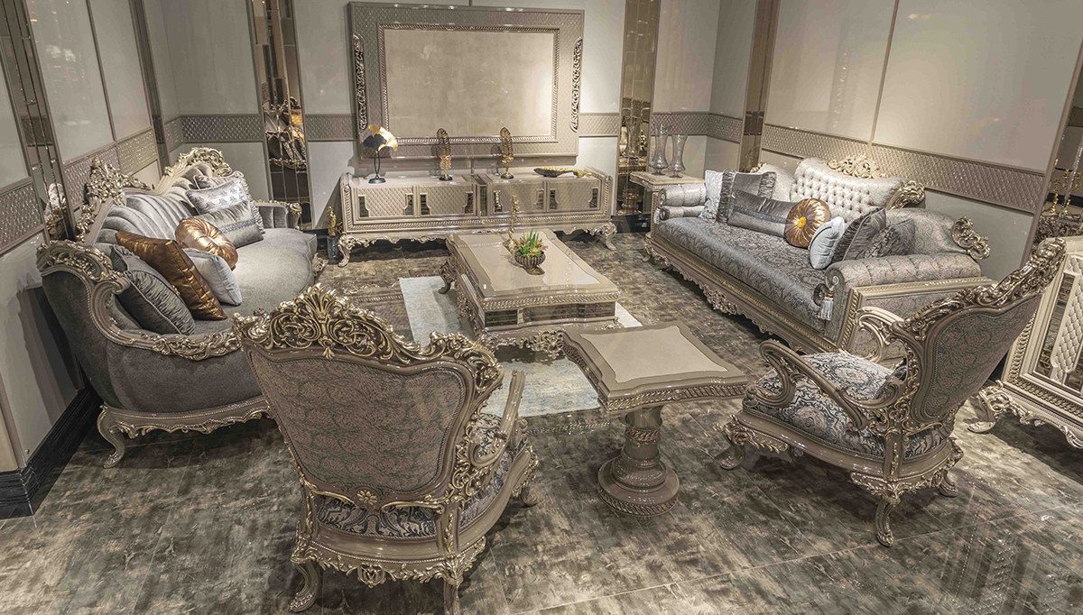 Royal Dore Hand Carved Teak Sofa Set, Saharanpur, view 10