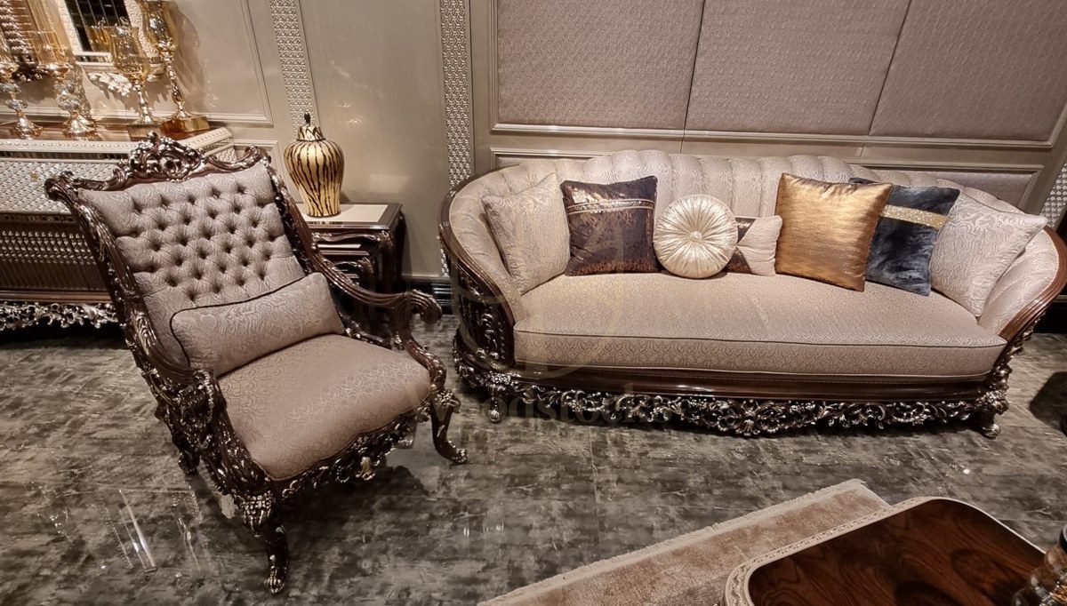 Royal Vita Hand Carved Teak Sofa Set, Saharanpur, view 2