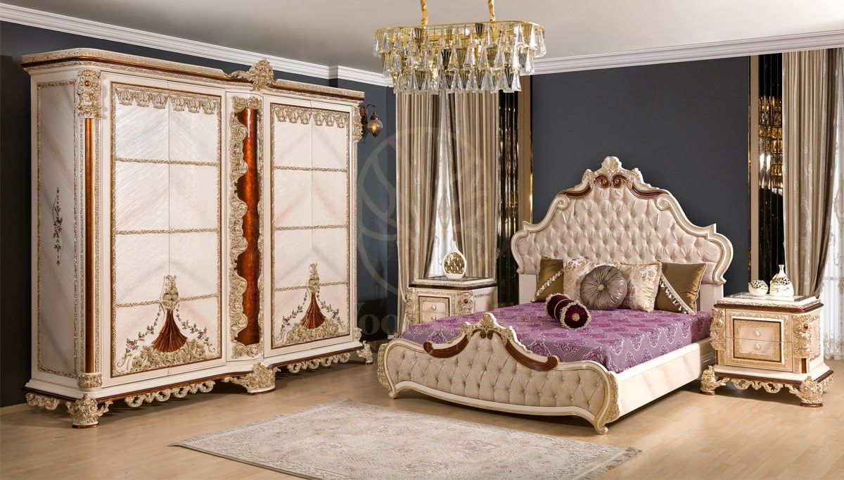 Royal Topkapi Hand Carved Teak King Size Bed, Saharanpur, King Size Bed