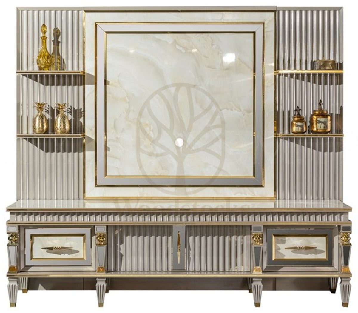 Luxury Albatros Handcrafted Teak TV Cabinet, Saharanpur, view 2
