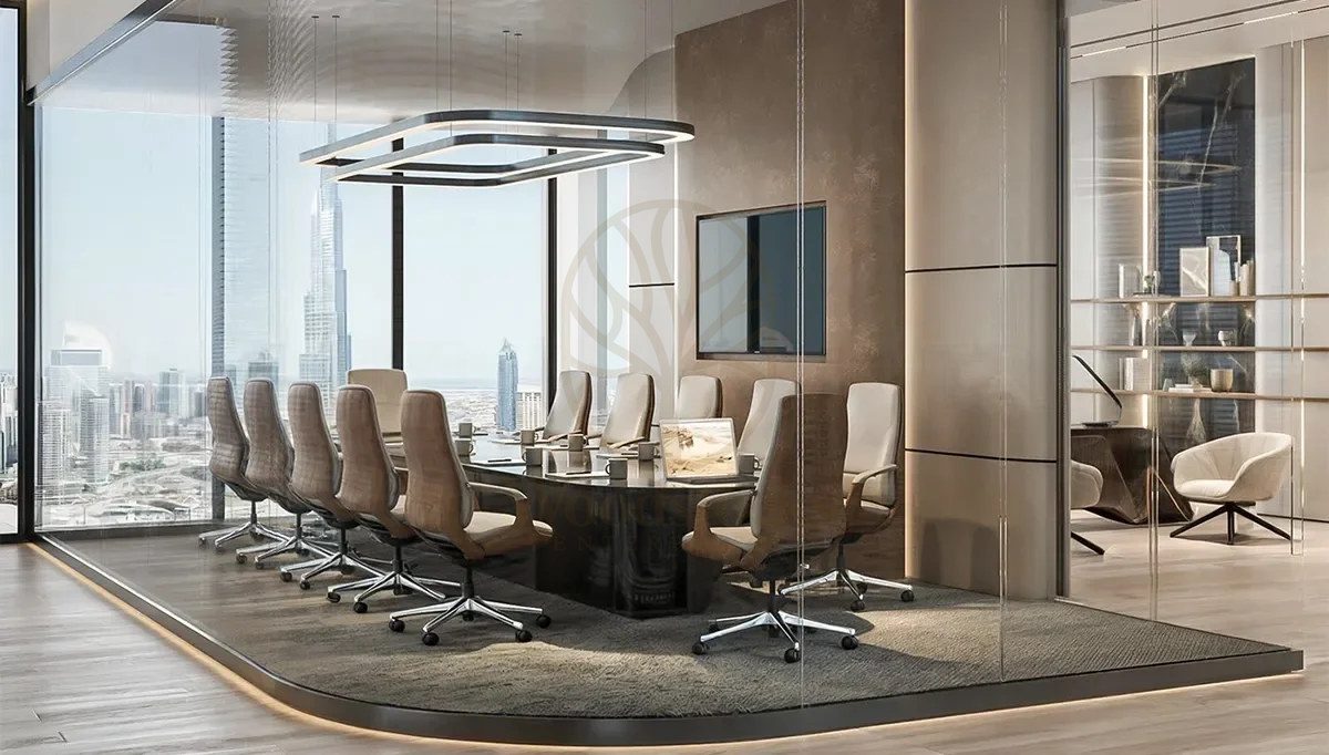 Luxury Atlas Handcrafted Teak Meeting Table, Saharanpur, view 2