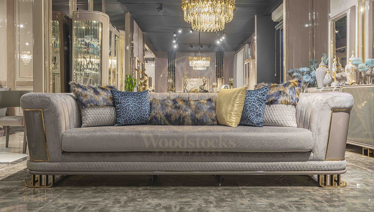 Luxury Milenyum Handcrafted Teak Sofa Set, Saharanpur, view 9