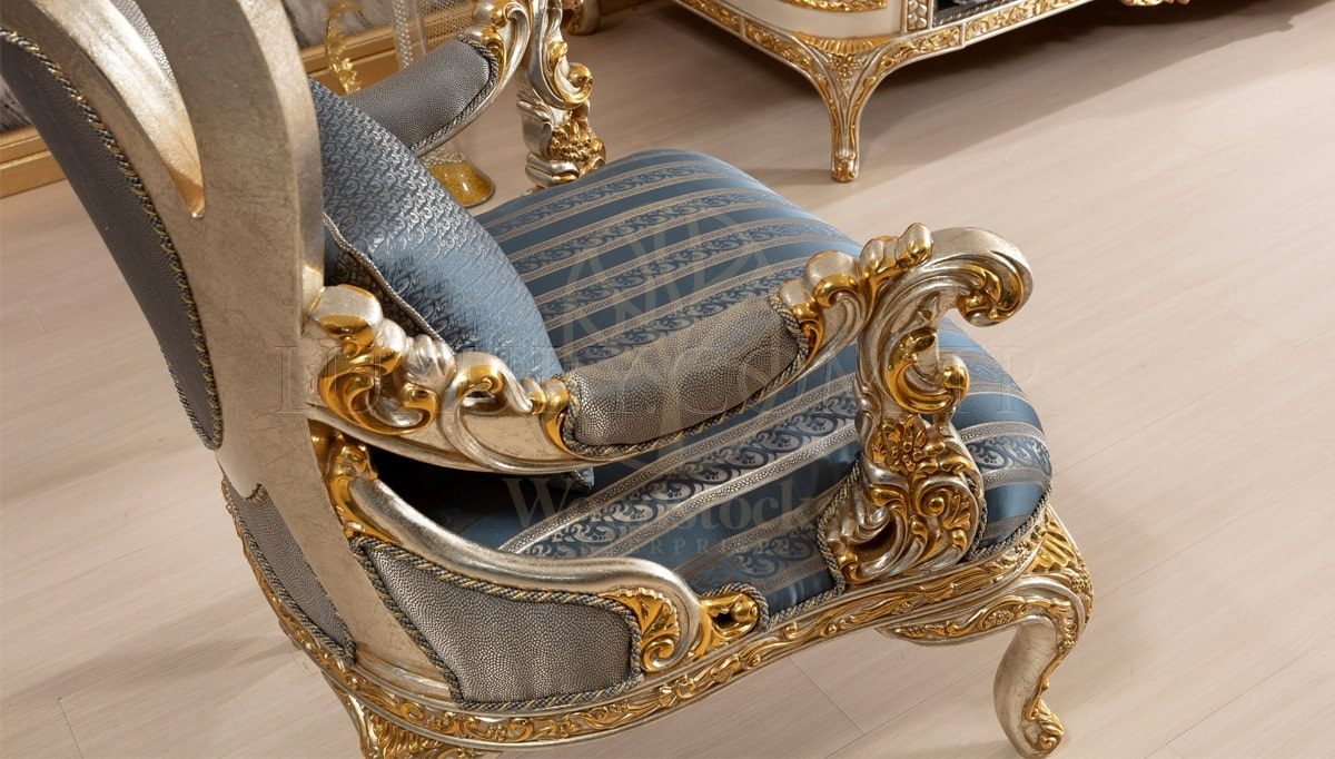 Royal Elmas Hand Carved Teak Sofa Set, Saharanpur, view 8