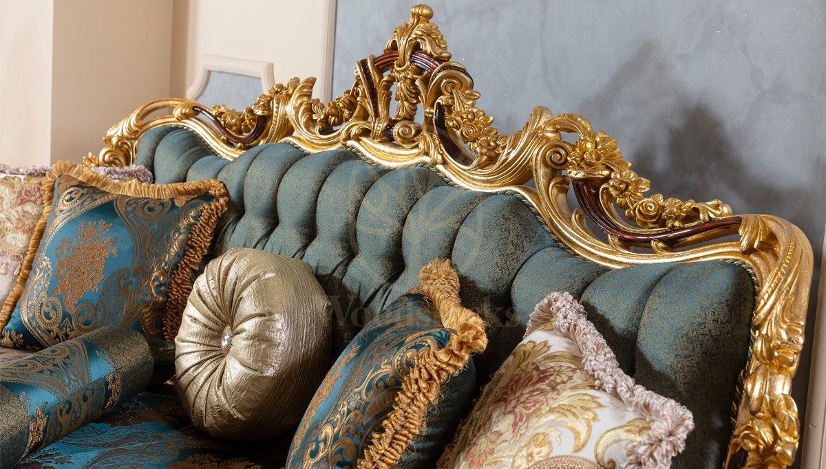 Royal Gazel Hand Carved Teak Sofa Set, Saharanpur, view 5