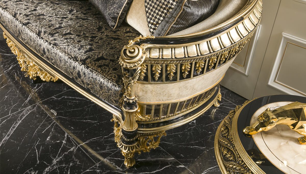 Royal Anemon Hand Carved Teak Sofa Set, Saharanpur, view 5