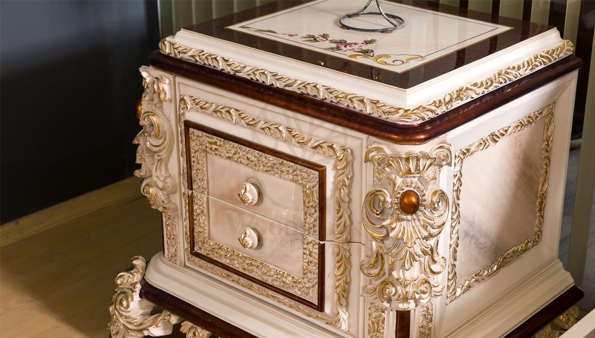 Royal Topkapi Hand Carved Teak King Size Bed, Saharanpur, view 6