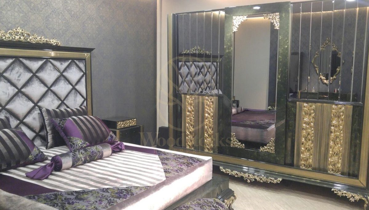 Royal Almera Hand Carved Teak King Size Bed, Saharanpur, view 8
