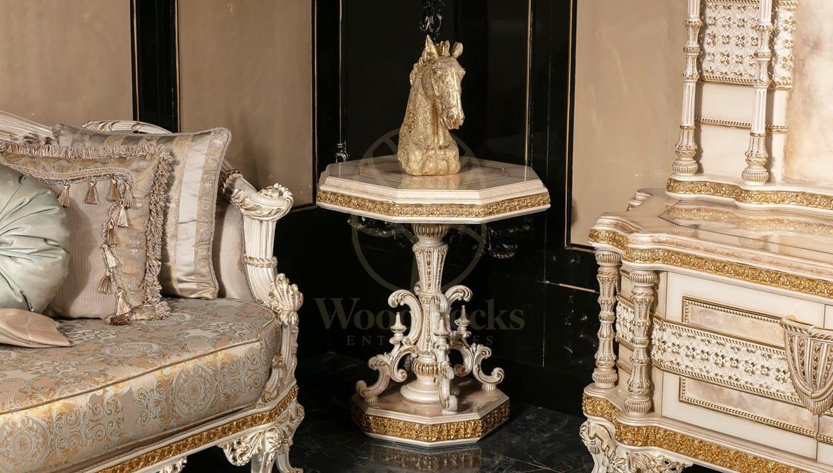 Royal Defne Hand Carved Teak Sofa Set, Saharanpur, view 7