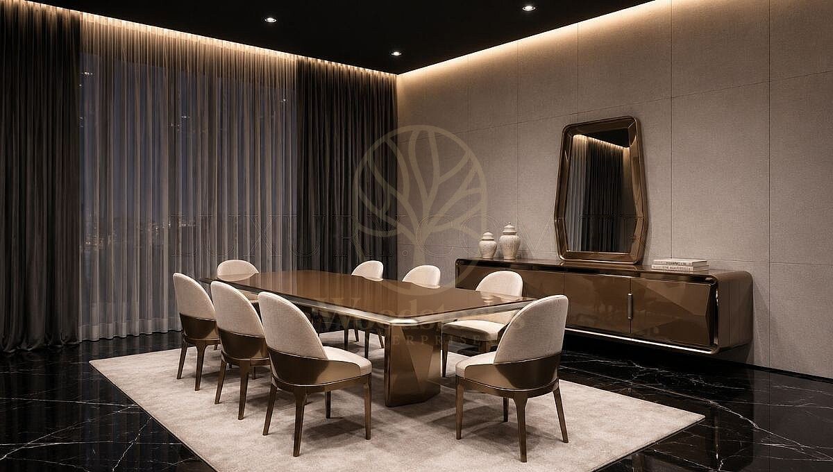 Luxury Nexus Handcrafted Teak Dining Table Set, Saharanpur, Dining Table