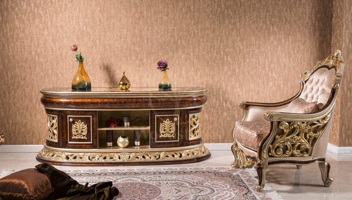 Royal Harzemsah Bronze Hand Carved Teak Dining Table Set, Saharanpur, view 9