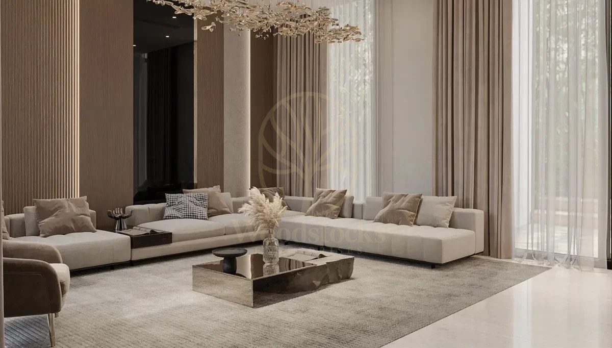 Luxury Platinum Handcrafted Teak L-Shape Sofa, Saharanpur, view 3