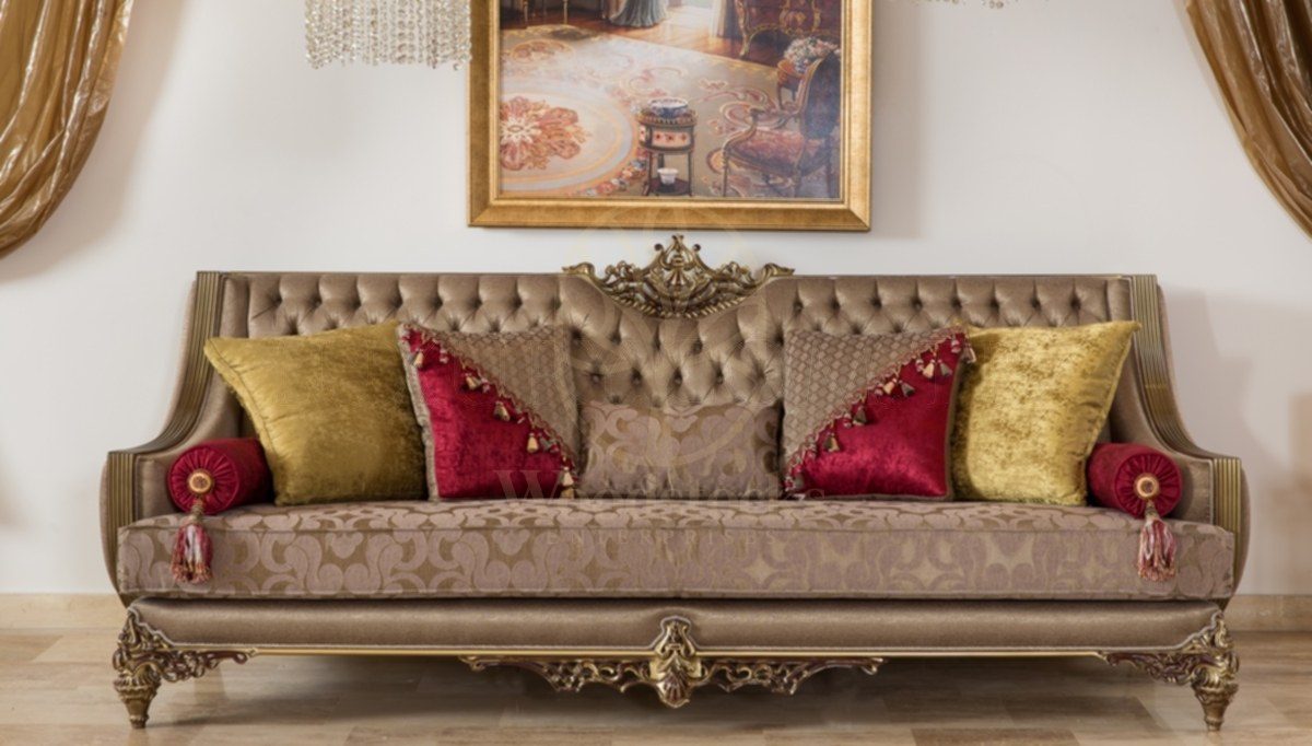 Royal Lopes Hand Carved Teak Sofa Set, Saharanpur, view 5