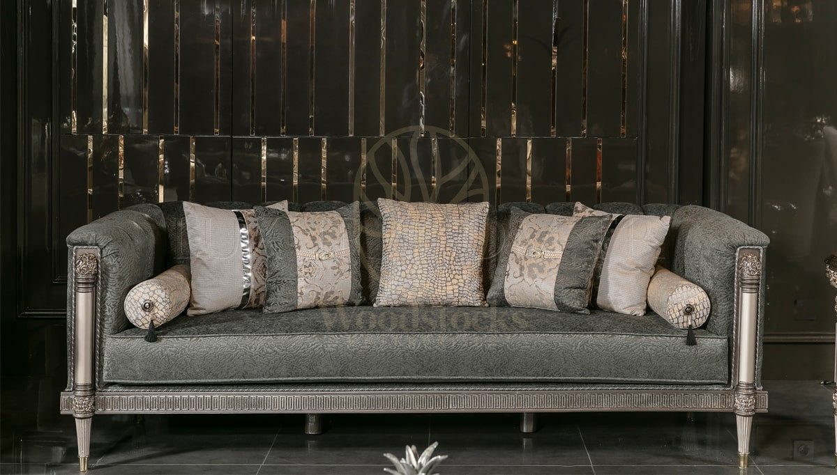Royal Parla Hand Carved Teak Sofa Set, Saharanpur, view 2