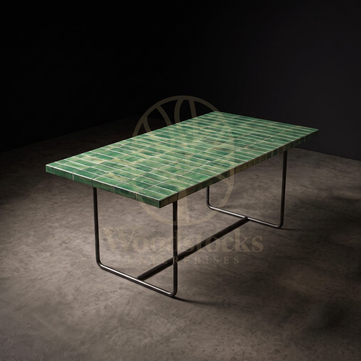 Luxury Teak Dessau Emerald Cantilever Dining Set, Saharanpur, view 3