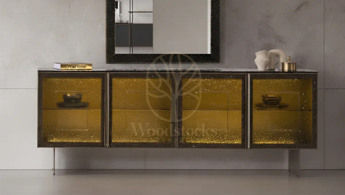 Luxury Padova Handcrafted Teak Dining Table Set, Saharanpur, view 2