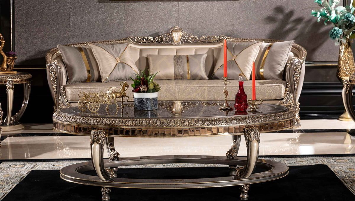 Royal Morbida Hand Carved Teak Sofa Set, Saharanpur, view 9