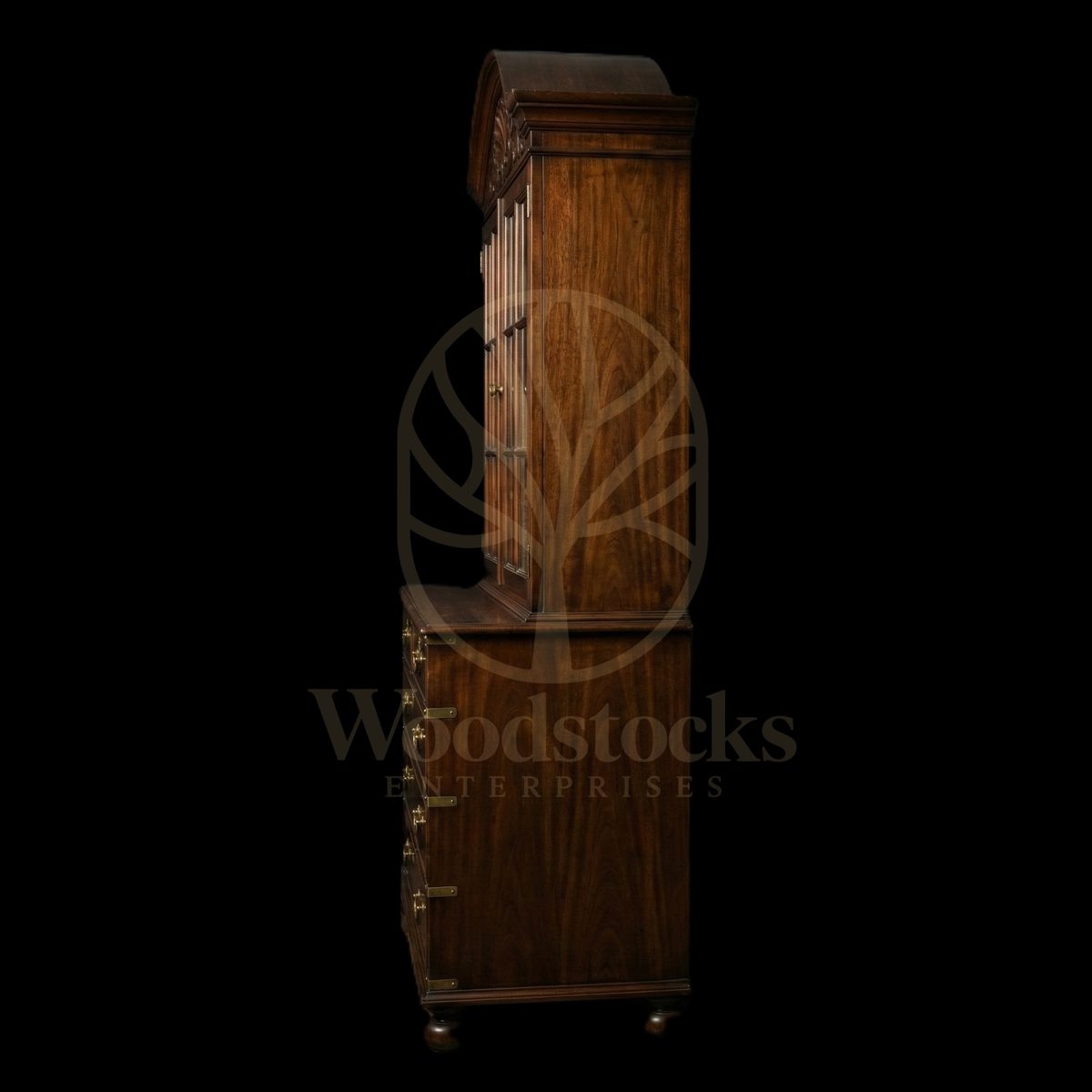 Luxury Teak Presidency House Bookcase, Saharanpur, view 5