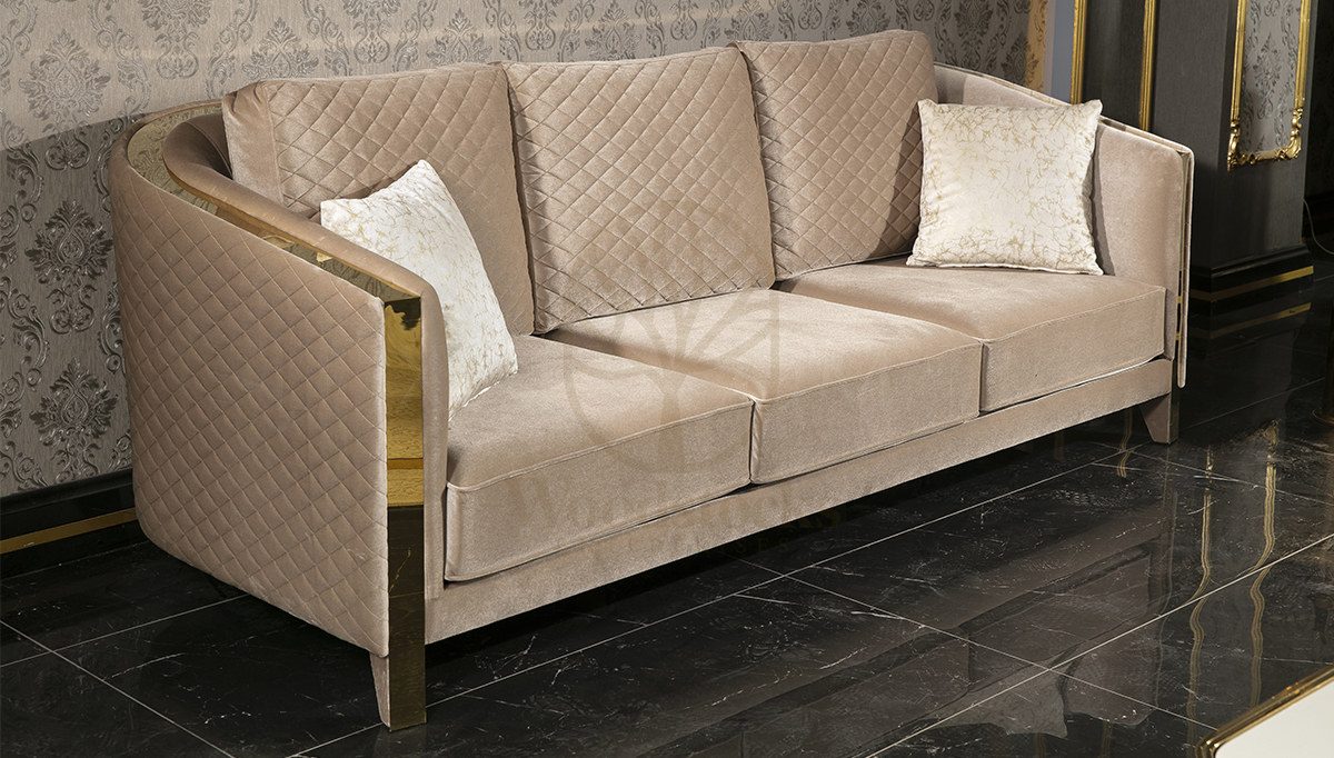 Luxury Luitton Handcrafted Teak Sofa Set, Saharanpur, view 3