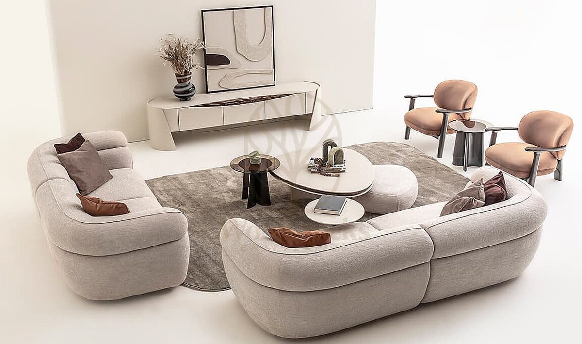 Luxury Bellagio Handcrafted Teak Sofa Set, Saharanpur, view 3