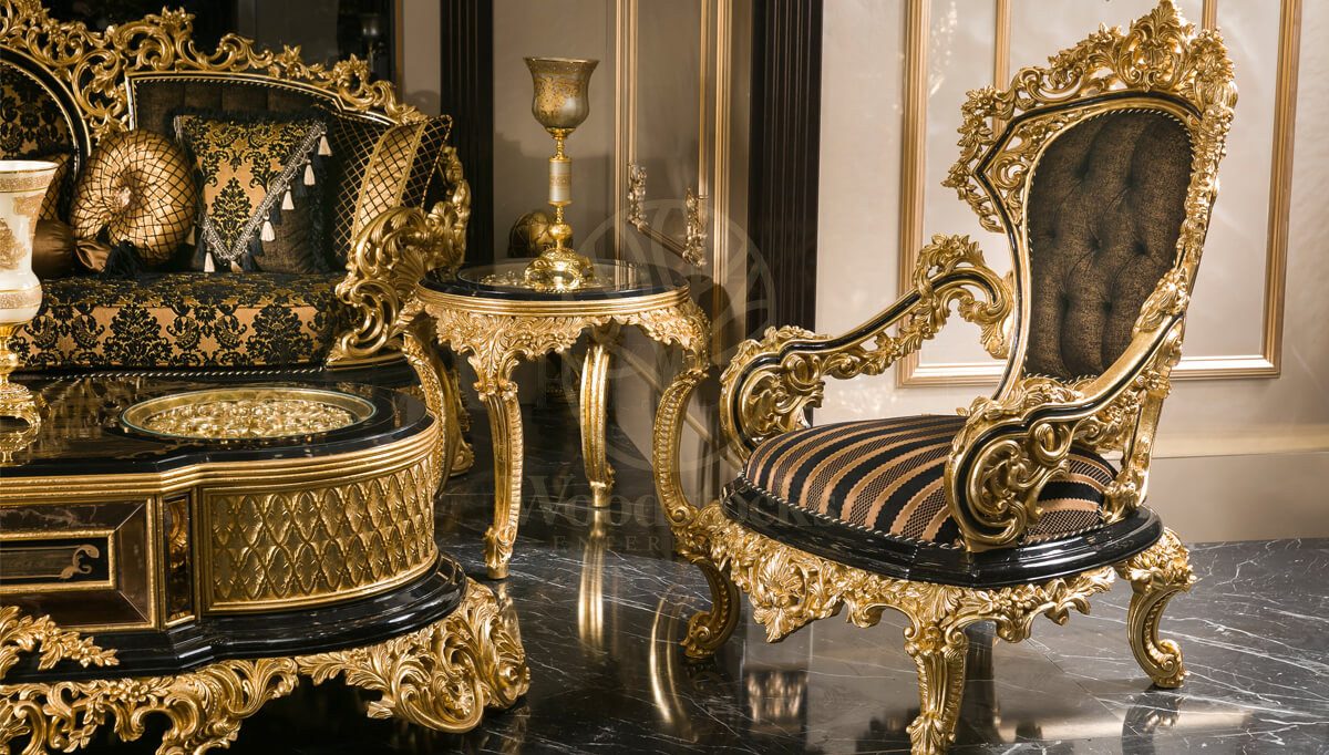 Royal Hazar Hand Carved Teak Sofa Set II, Saharanpur, view 3