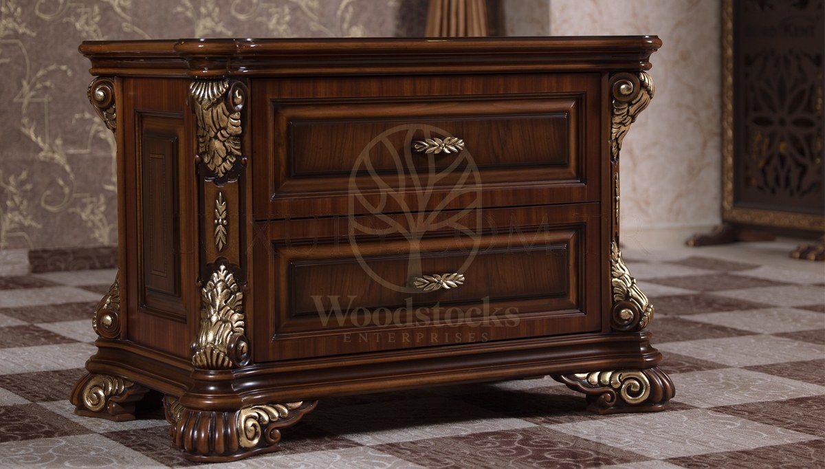 Royal Kraliyet Hand Carved Teak Office Table, Saharanpur, view 7