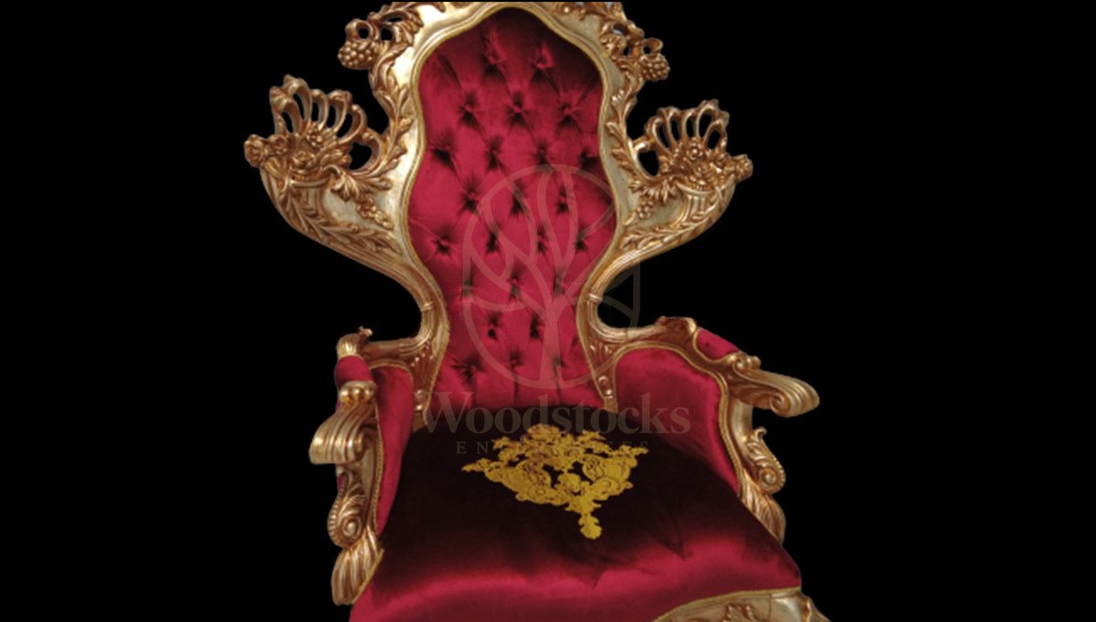Royal Toledo Hand Carved Teak Armchair, Saharanpur, view 10