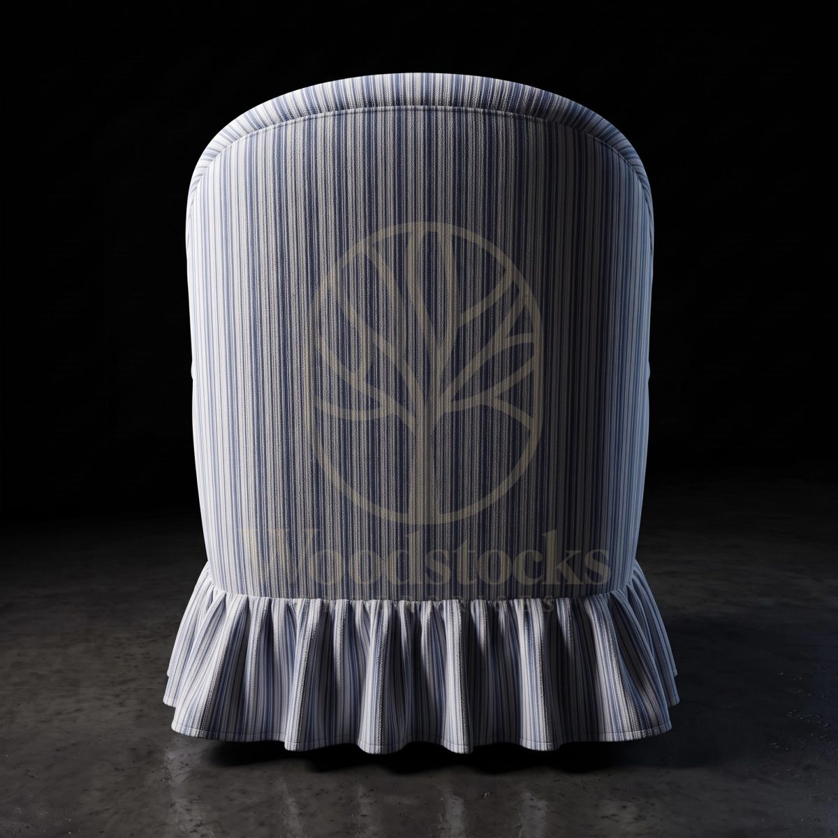Luxury Teak Compiègne Boudoir Crapaud Chair, Saharanpur, view 4