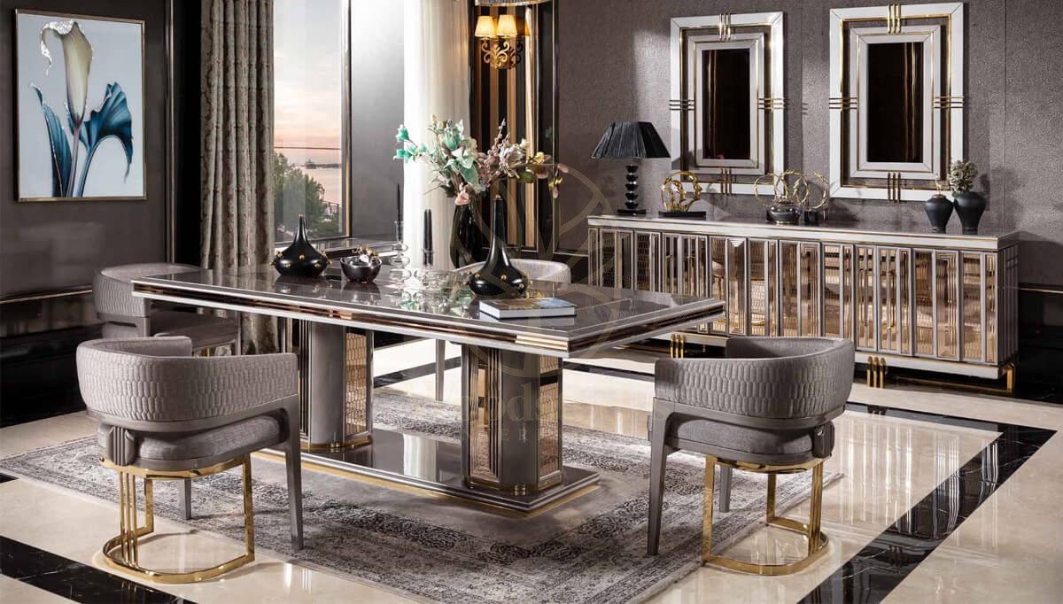 Royal Dining Hand Carved Teak Dining Table Set, Saharanpur, Dining Table