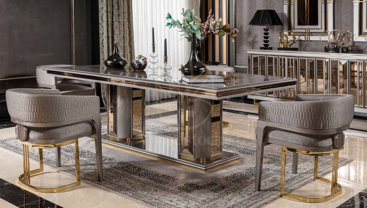 Royal Dining Hand Carved Teak Dining Table Set, Saharanpur, view 2