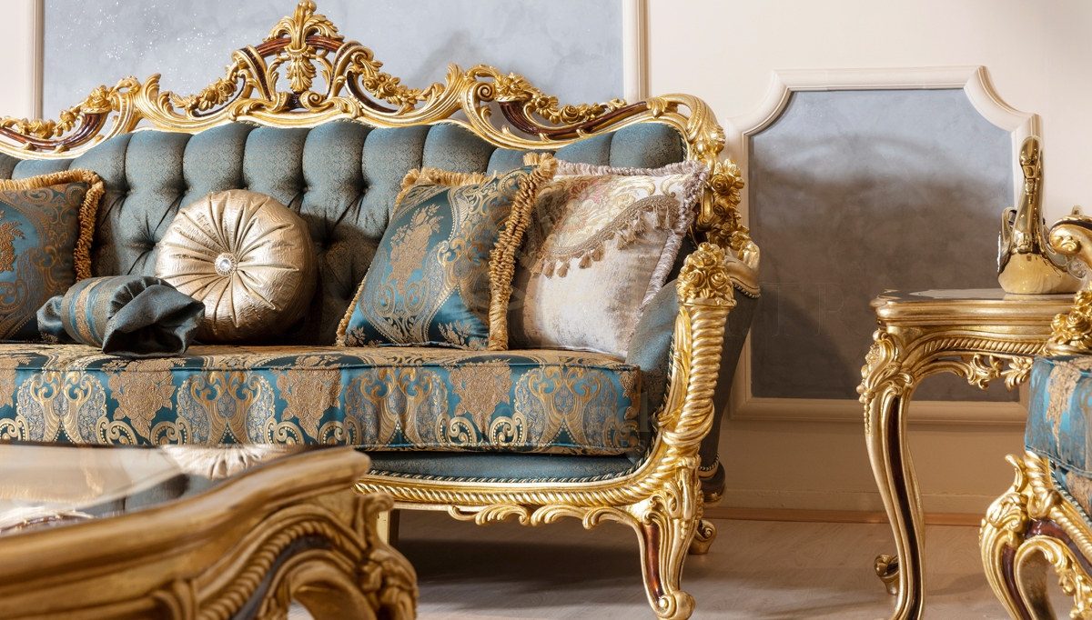 Royal Gazel Hand Carved Teak Sofa Set, Saharanpur, view 10