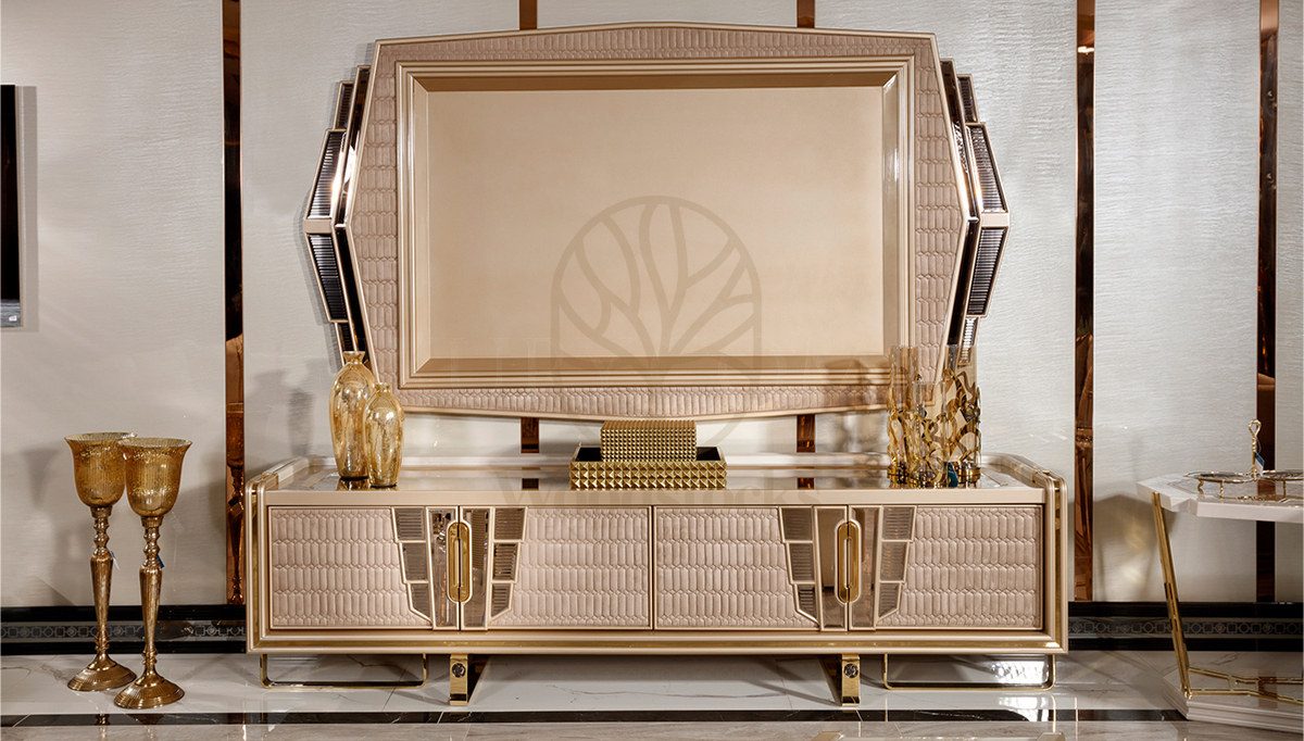 Luxury Loftusa Handcrafted Teak TV Cabinet, Saharanpur, view 2