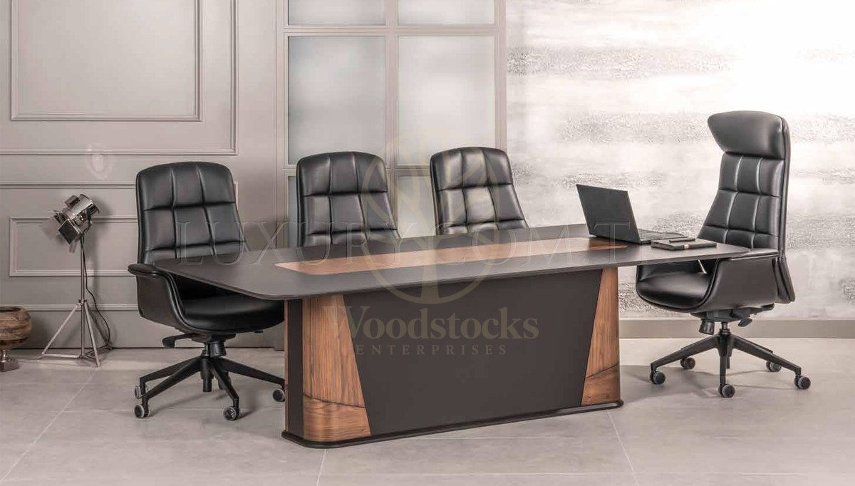 Luxury Forney Handcrafted Teak Office Table, Saharanpur, view 5
