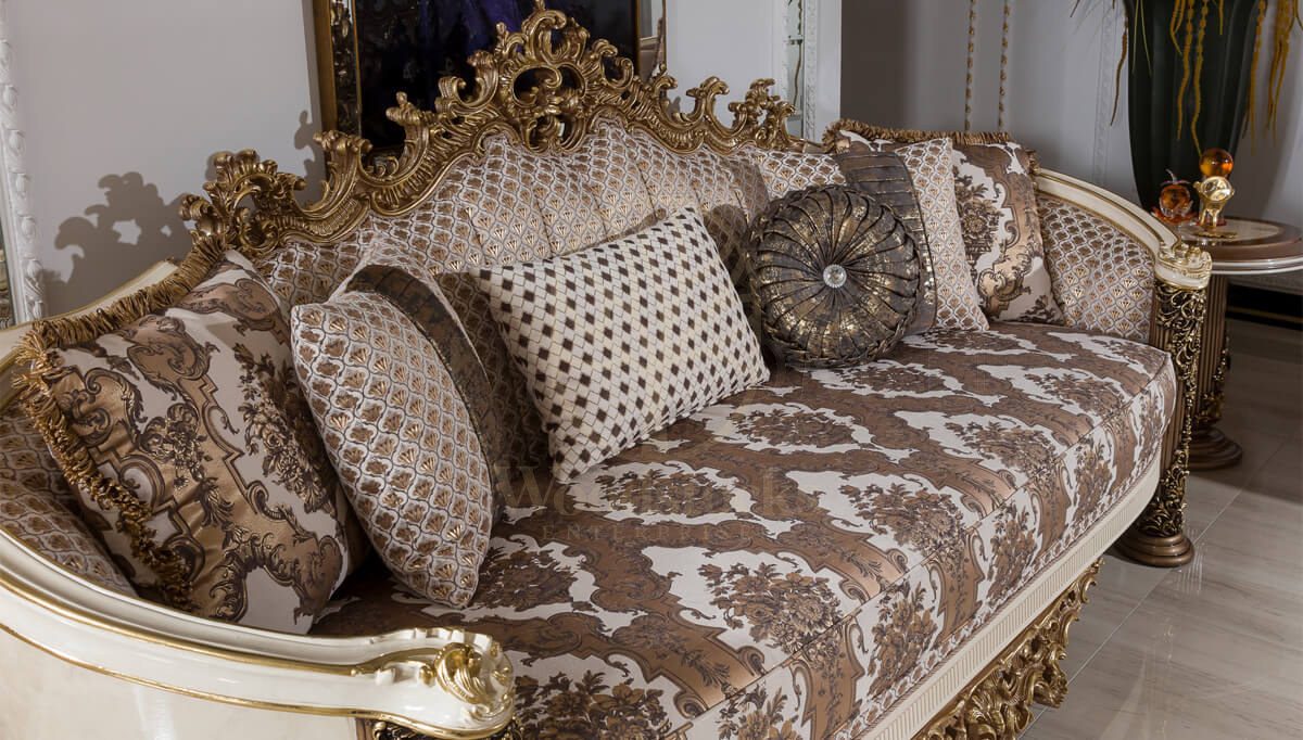 Royal Beril Hand Carved Teak Sofa Set, Saharanpur, view 6